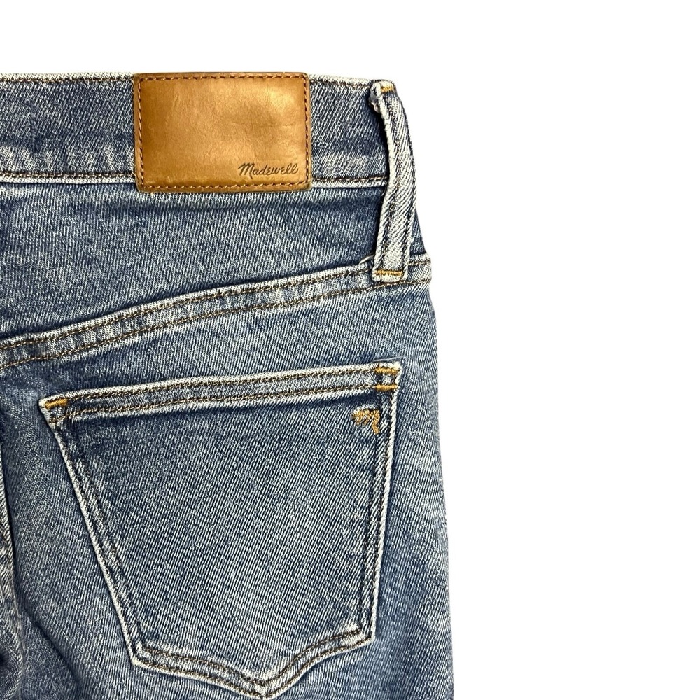 Madewell Jeans Woman 25P Cordova Wash 10" High Rise Skinny Button Fly Blue Denim - Picture 7 of 14